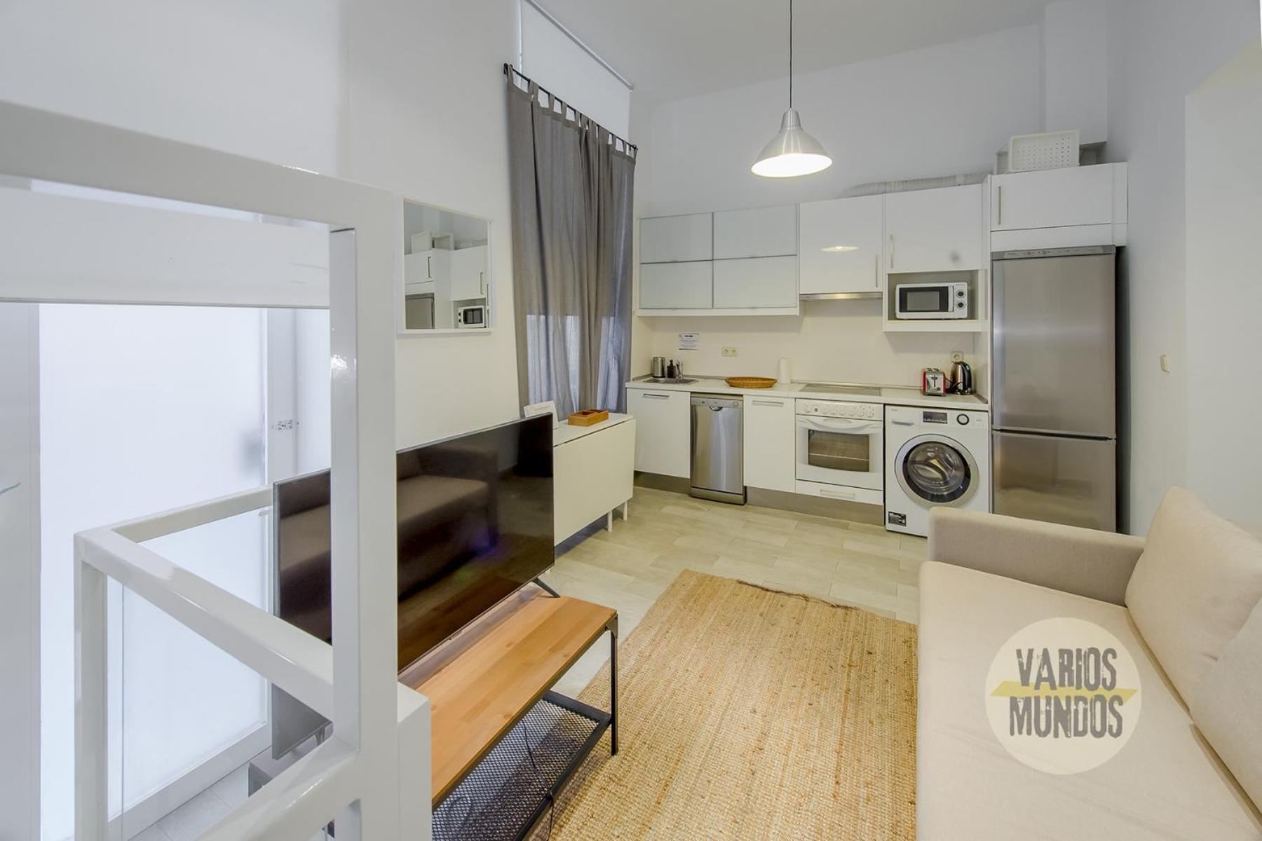 Stylish Loft With 2 Beedrooms En El Centro - La Latina E2 Appartamento