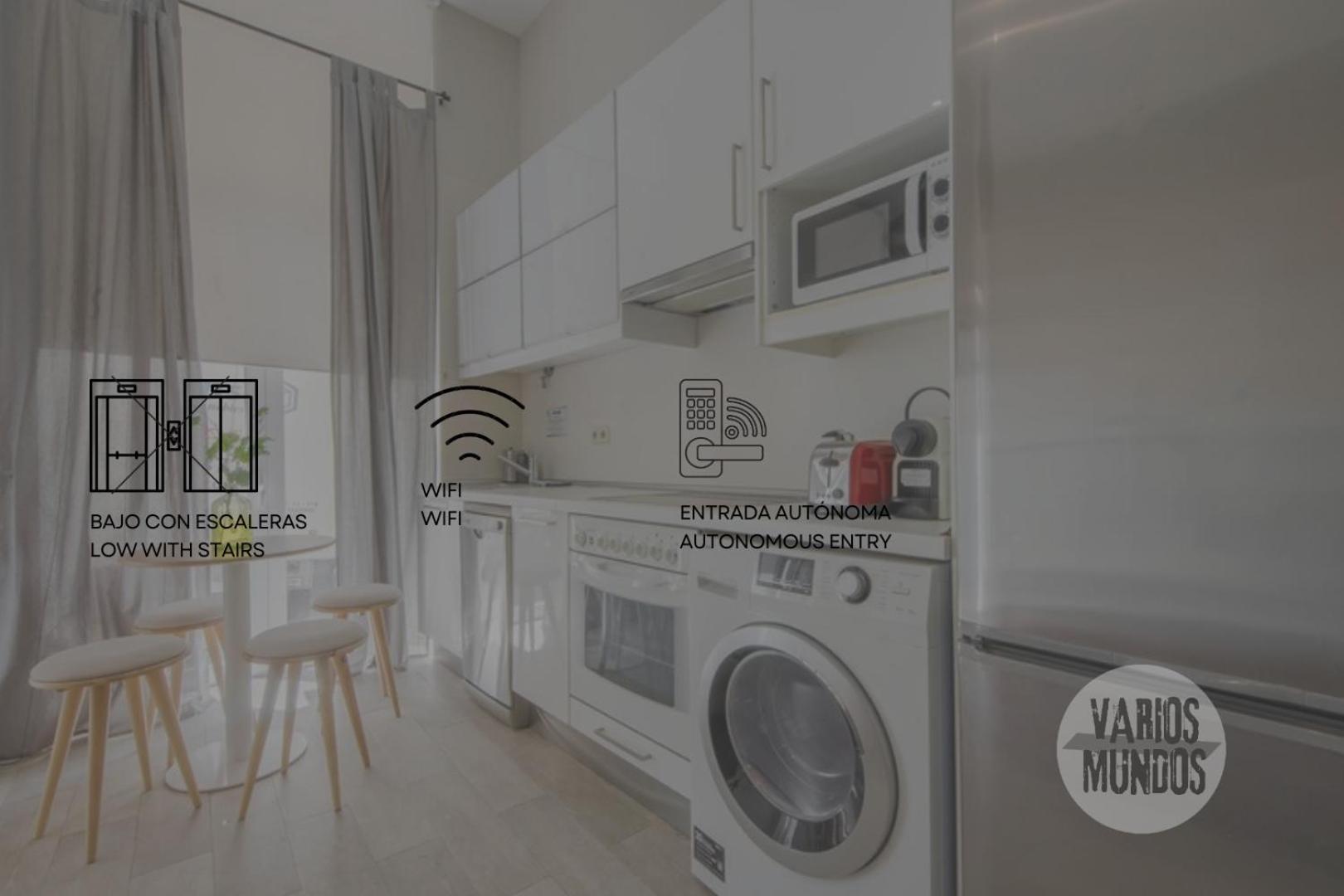 Stylish Loft With 2 Beedrooms En El Centro - La Latina E2 Appartamento